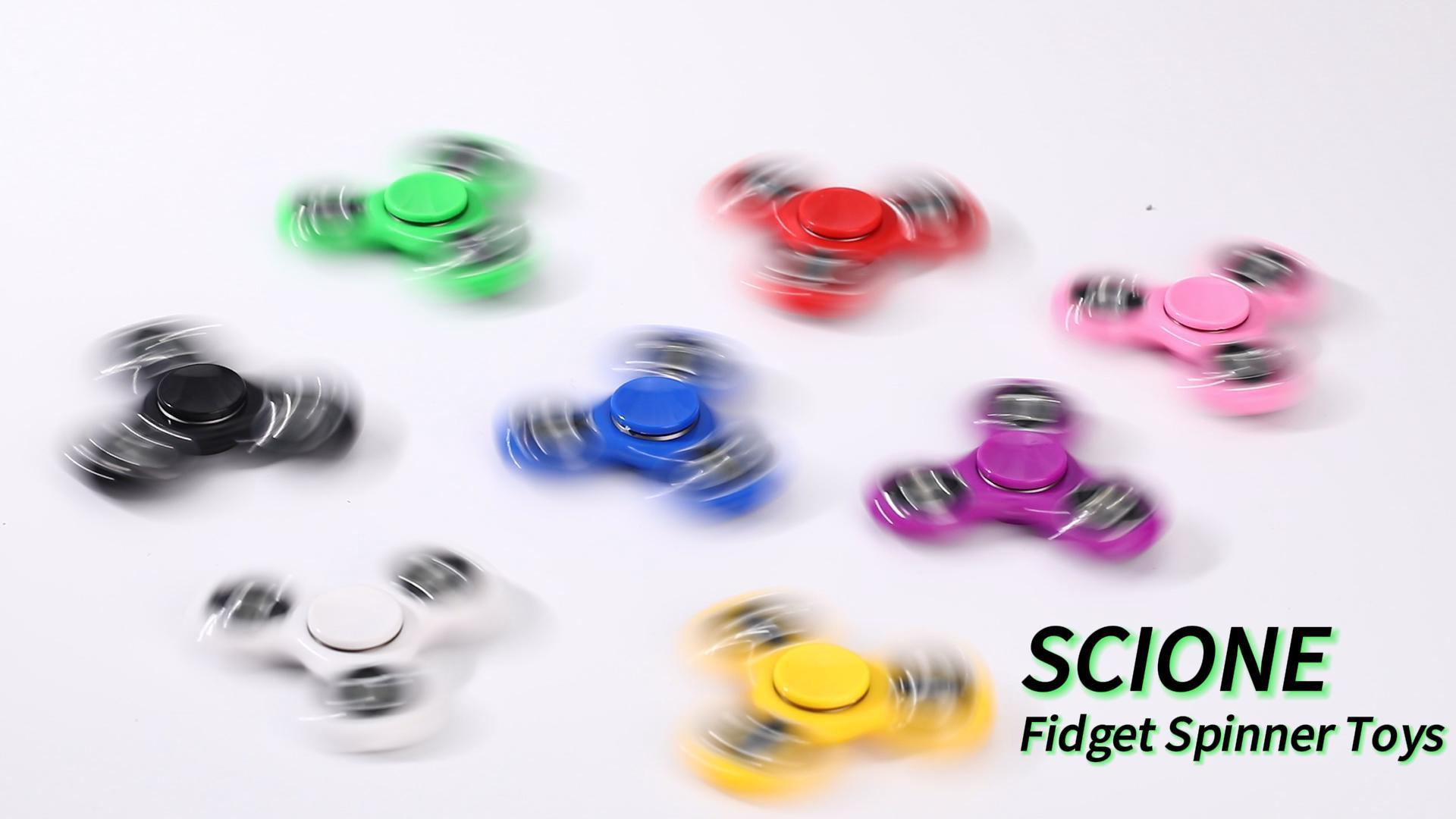 SCIONE Fidget Spinners Toys 5 Pack, Sensory Hand Fidget Pack Bulk